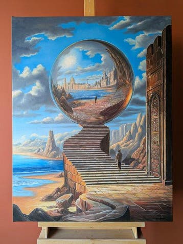 Wilhem von Kalisz - Framing the Infinite (100% hand-painted,