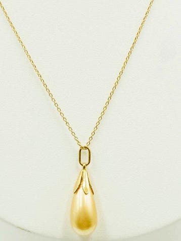Ketting met hanger - 18 karaat Geel goud