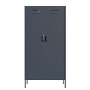 Lendo Online Armoire Vestiaire 90x50x180 cm Métal Anthracite, Nieuw