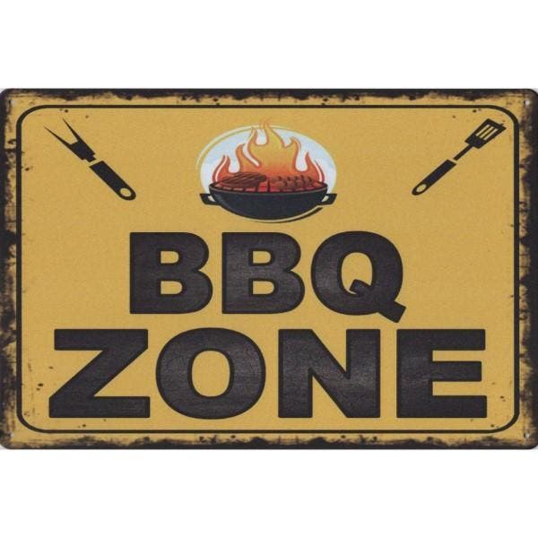 Wandbord -  BBQ Zone / Barbecue Zone, Maison & Meubles, Accessoires pour la Maison | Décorations murale