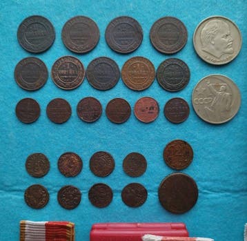Monde. Collection of coins and more (Sans prix de réserve)