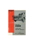 1962 FIAT BERLINA 2300 BROCHURE ITALIAANS
