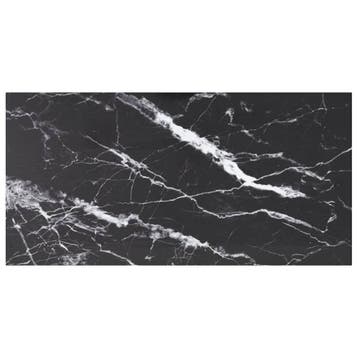 vidaXL Tafelblad 100x50 cm 6 mm gehard glas met marmeren, Verzenden, Nieuw
