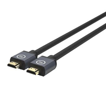HDMI nylon kabel, 3 meter, Verzenden, Zo goed als nieuw