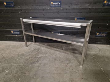 Etagère | RVS | 2 niveaus | 140 cm | Horeca, Articles professionnels