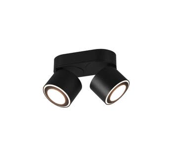 Trio TAURUS plafondlamp | LED | mat zwart | 18 x 8,7 cm | IP, Verzenden