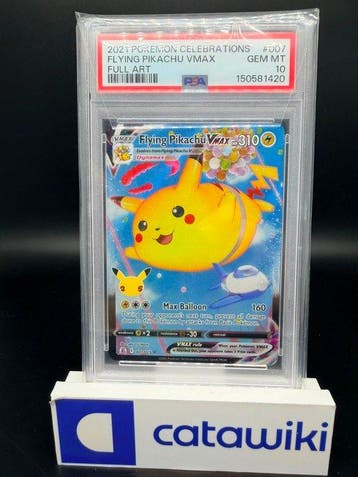 Pokémon - 1 Graded card - Flying Pikachu VMAX 007/025 PSA 10, Hobby en Vrije tijd, Verzamelkaartspellen | Pokémon, Nieuw