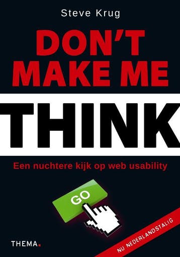 Dont make me think! 9789058714398 Steve Krug, Verzenden, Steve Krug