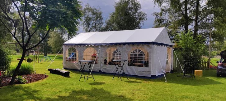 Partytenten (3x6 m / 4x8 m) en ander feestmateriaal te huur, Hobby en Vrije tijd, Feestartikelen | Verhuur, Nieuw
