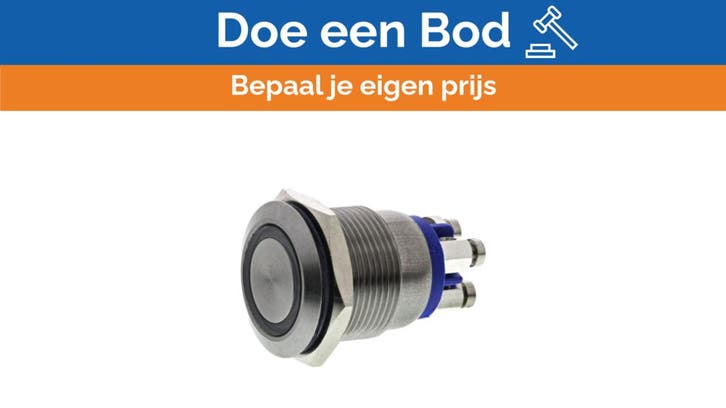 Bieden: Bulgin MPI/TE/BL/12 Stainless Steel Illuminated Pus, Sports nautiques & Bateaux, Accessoires navigation, Enlèvement ou Envoi