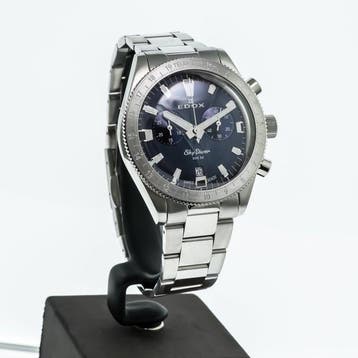 Edox Sky Diver - Swiss Made Chronograph Watch -, Nieuw