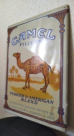 CAMEL tabaco - Metalen bord CAMEL sigaretten - Reclamebord -