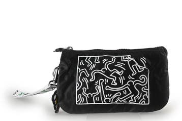 Kipling Clutch Zwart, Handtassen en Accessoires, Tassen | Damestassen, Verzenden, Nieuw, Zwart