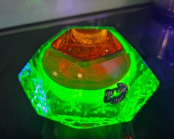 Vaas - Glas - Sleutelbakje Murano in Urals, Antiek en Kunst