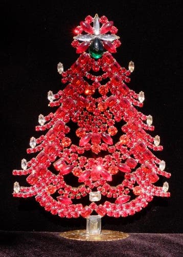 Beeldje - Messing, Verguld, Kristal, Swarovski, Diversen, Nieuw