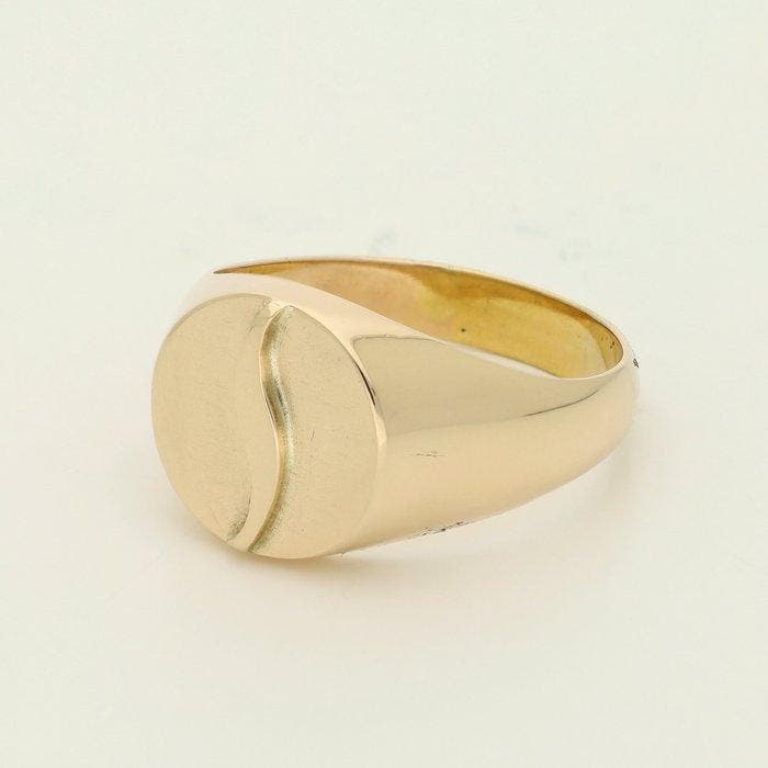 Ring - 10 kt. Geel goud, Bijoux, Sacs & Beauté, Bagues