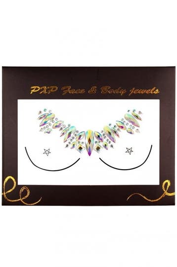 PXP Gezicht Sticker Face Jewels Model W, Hobby en Vrije tijd, Verzenden, Nieuw
