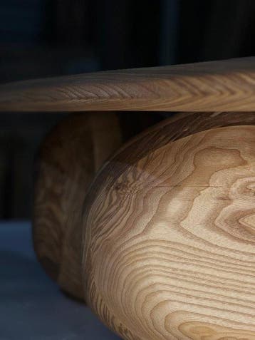 Santos - Table basse - Frêne - Table basse frêne olive
