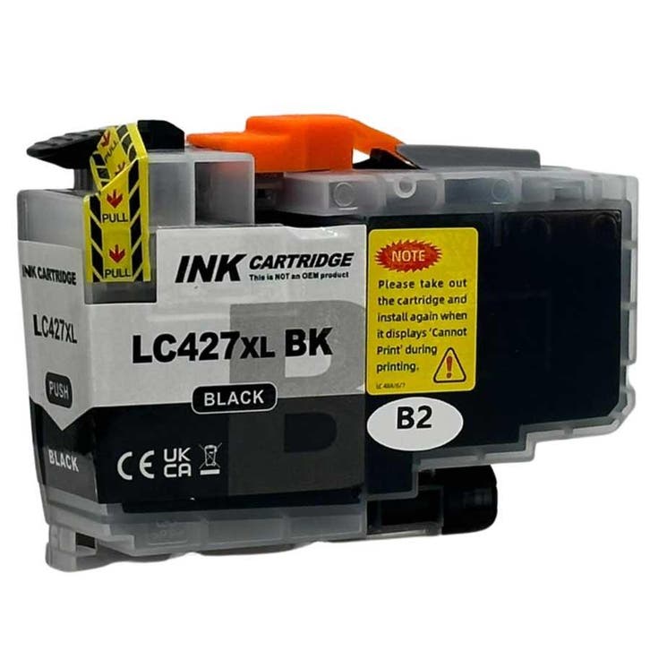Huis-Merk  BROTHER LC-427 XLBK +CHIP Black 110ml, Computers en Software, Printerbenodigdheden, Nieuw, Verzenden