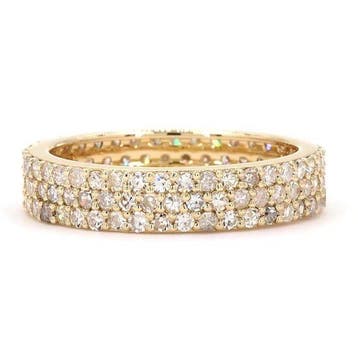 Zonder minimumprijs - Ring - 14 karaat Geel goud - 1.40ct.