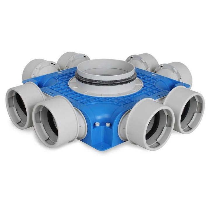 Vent-Axia Uniflexplus + instortverdeler 8x, Bricolage & Construction, Ventilation & Extraction, Envoi