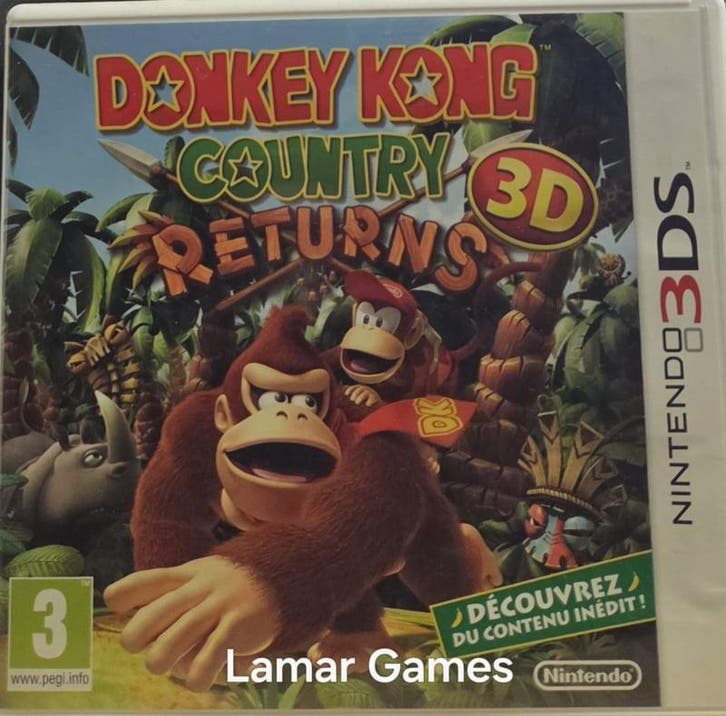 Donkey Kong Country Returns (Nintendo 3DS tweedehands game), Games en Spelcomputers, Games | Nintendo 2DS en 3DS, Ophalen of Verzenden