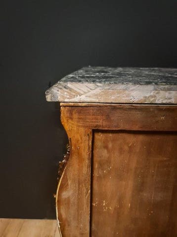 Commode - Hout, Marmer, Brons - Parket van diverse