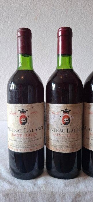 1978 x 3 Chateau Lalande & 1982 Chateau Mayne Vieux -, Verzamelen, Nieuw