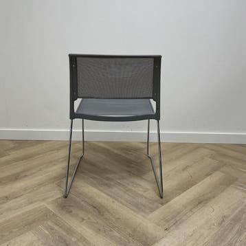 Wilkhahn Aline 230 vergaderstoel, grijs Mesh- chroom Nieuw, Huis en Inrichting, Stoelen, Nieuw, Eén