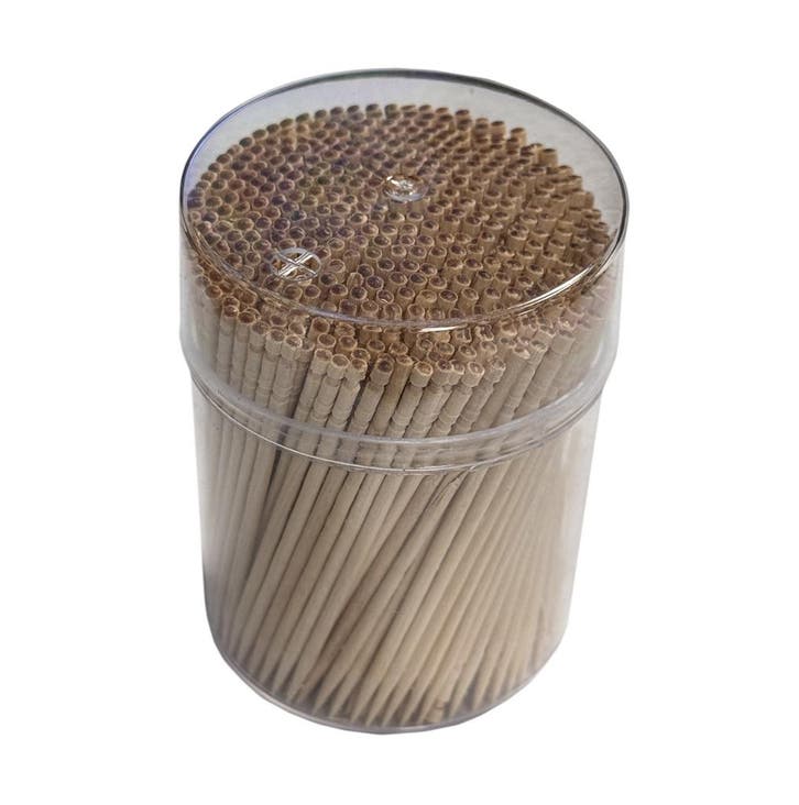 Set van 500 bamboe stokjes/prikkers (2 mm x 6.5 cm) in doos, Doe-het-zelf en Bouw, Gereedschap | Overige machines, Nieuw, Verzenden