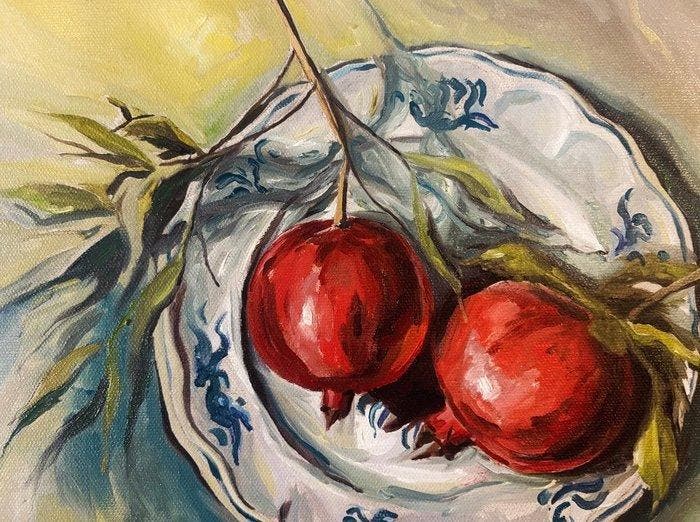 Antonio Valenzuela - Granadas, Antiquités & Art, Art | Peinture | Moderne