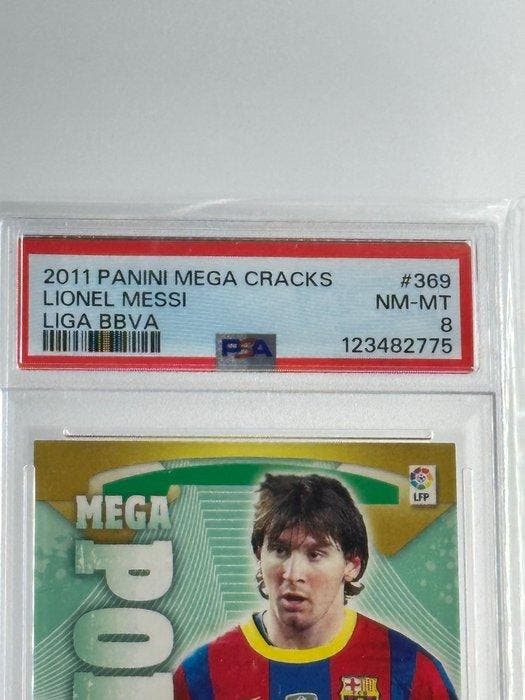 2011 Panini Megacracks Lionel Messi 369 - PSA 8 - 1 Graded, Collections, Autocollants