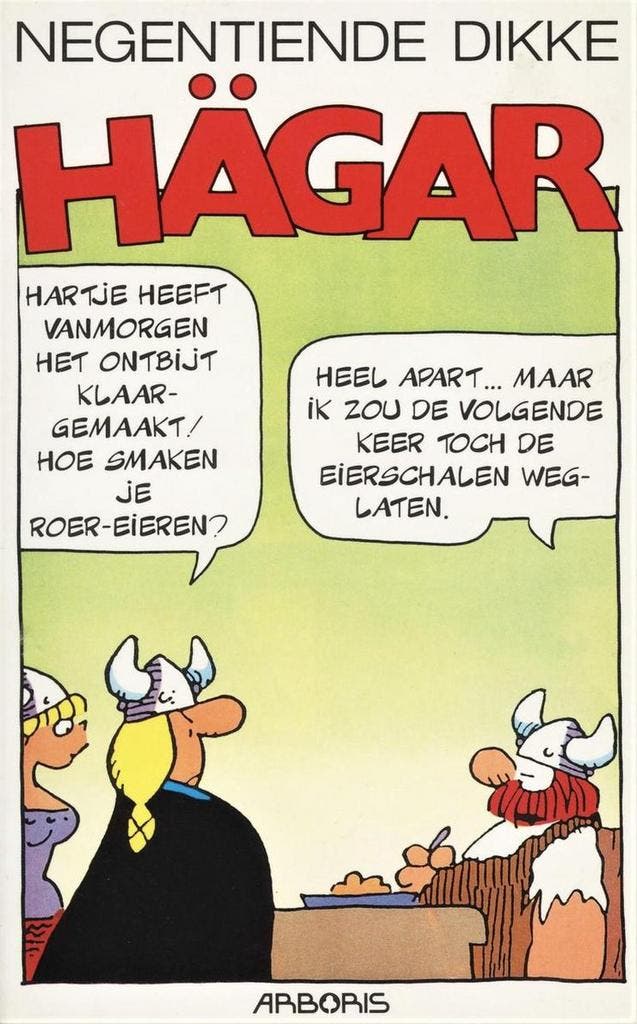 HAGAR DIKKE POCKET 19 9789034327093 BROWNE, Boeken, Stripverhalen, Gelezen, Verzenden