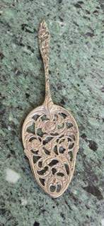 Taartschep (2) - .835 zilver - 1920-1930 - Mooi paar