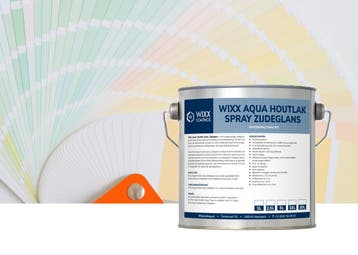Wixx Aqua Houtlak Spray Zijdeglans Mengkleur 2.5L, Doe-het-zelf en Bouw, Verzenden, Nieuw