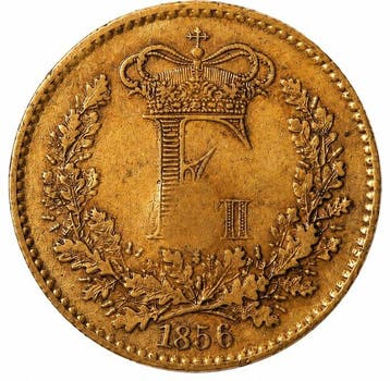 Danemark. Frederik VII. 1 Skilling Rigsmont 1856 /