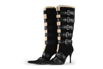 Jeffrey Campbell Enkellaarzen in maat 39 Zwart, Verzenden, Zwart, Lage of Enkellaarzen, Zo goed als nieuw
