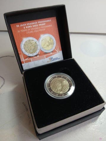 Pays-Bas. 2 Euro 2022 Erasmus Proof (Sans prix de réserve)