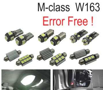 Kit 15 Ampoules Led Intérieur Pour Mercedes Classe M W163 Ml, Verzenden, Nieuw
