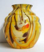 Scailmont - Henri Heemskerk - Vaas - Glas - gemarmerd,