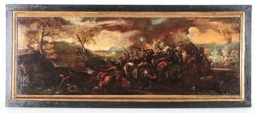Marzio Masturzo (XVII), Werkplaats van - Battaglia tra