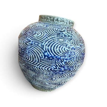 Tetsuhiko Ishijima – Mashiko-yaki vaas met