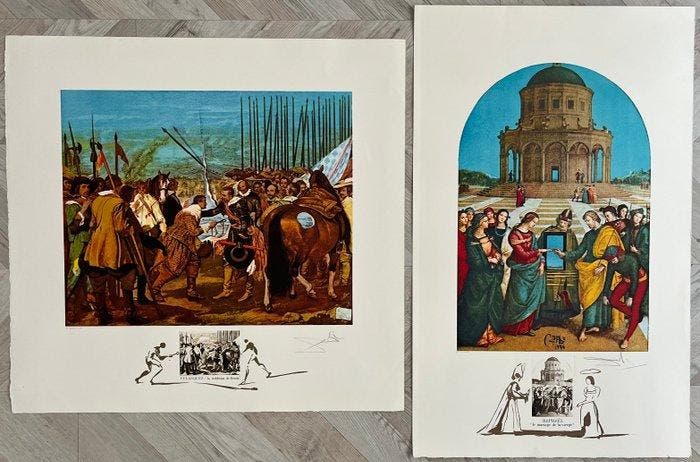 Salvador Dali (1904-1989) - Changes in Great Masterpieces:, Antiek en Kunst, Antiek | Overige Antiek