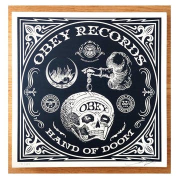 Shepard Fairey (OBEY) (1970) - Hand Of Doom (Artist Proof), Antiek en Kunst