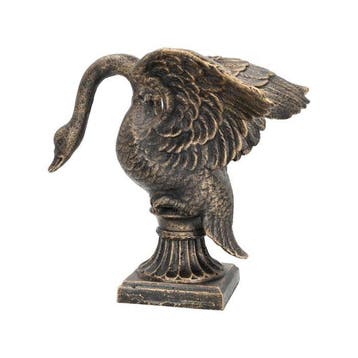 Beeldje - Swan sculpture - IJzer, Antiek en Kunst