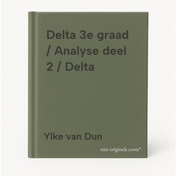 Delta 3e graad / Analyse deel 2 / Delta 9789049711306, Verzenden, Ylke van Dun