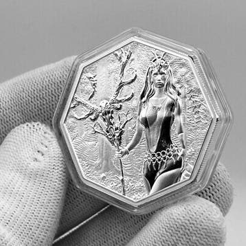 Duitsland. 5 Mark 2023 – Witchcraft: Seeress – 1 oz Silver, Postzegels en Munten, Munten | Europa | Niet-Euromunten