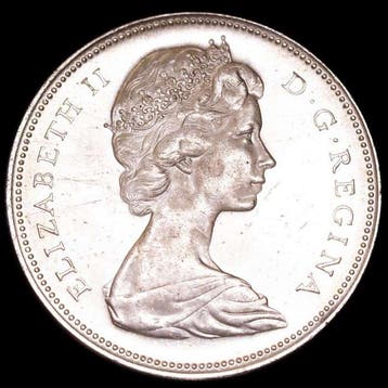 Canada. Elizabeth II. Dollar 1965 (Sans prix de réserve)