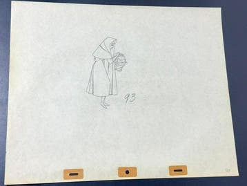 Walt Disney - Doornroosje Animatie Tekening - Sleeping, Nieuw