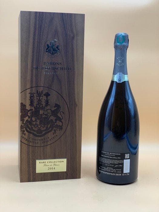 2014 Barons de Rothschild, Rare Collection - Champagne Blanc, Verzamelen, Wijnen